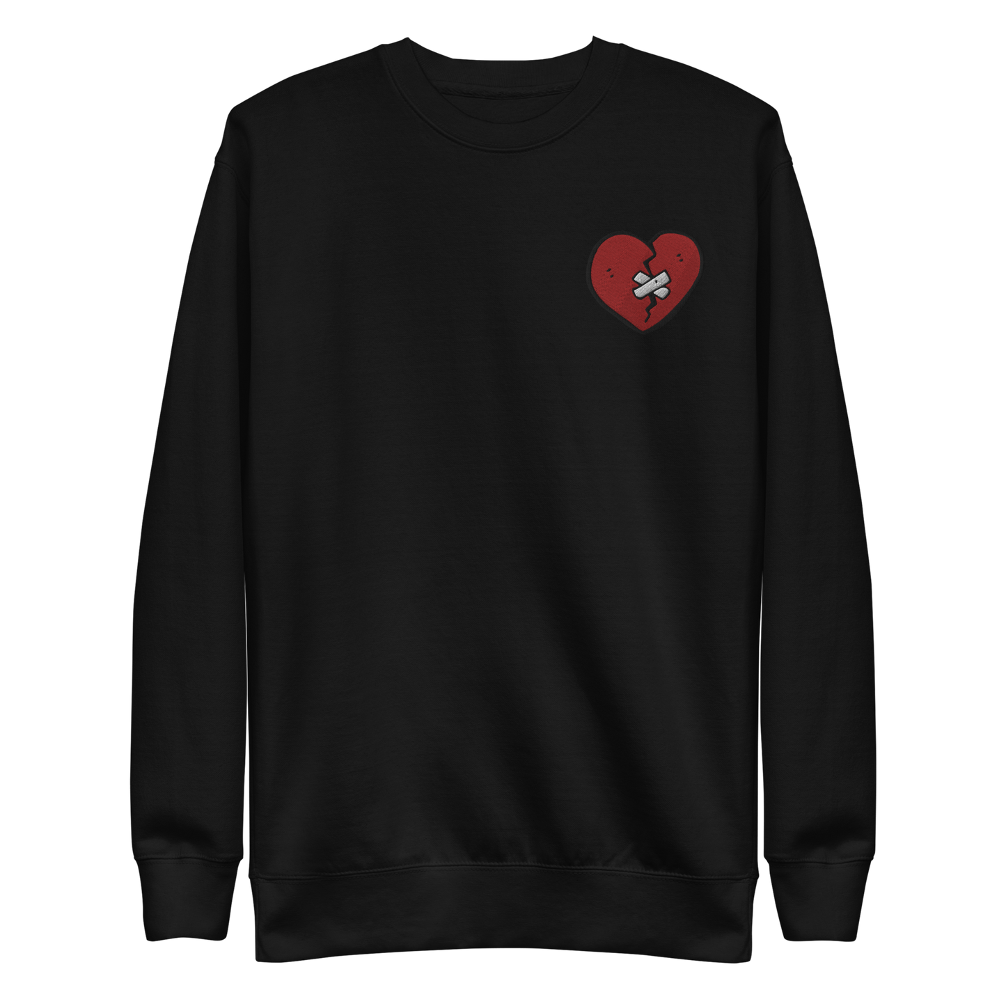 "healed" crewneck