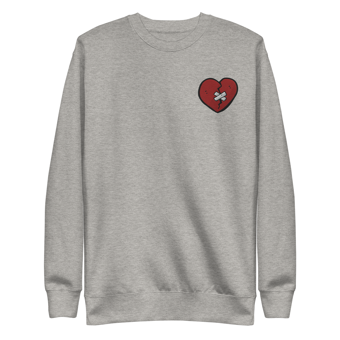 "healed" crewneck